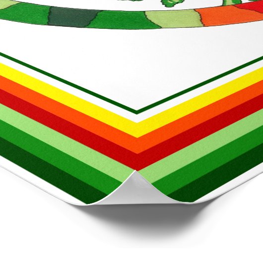 Mohndruck Poster (Ecke)