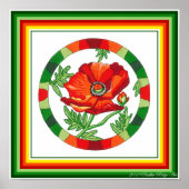 Mohndruck Poster (Vorne)