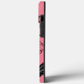 Mohnfarben Blume wählen Farbe - Rosa Case-Mate iPhone Hülle (Rückseite / Links)