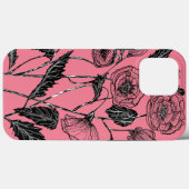 Mohnfarben Blume wählen Farbe - Rosa Case-Mate iPhone Hülle (Rückseite (Horizontal))