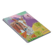 Mohnfarben lächeln notizblock (Rechte Seite)