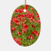 Mohnfeld - Atemberaubend! Keramikornament (Vorne)