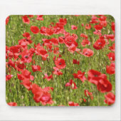 Mohnfeld - Atemberaubend! Mousepad (Vorne)
