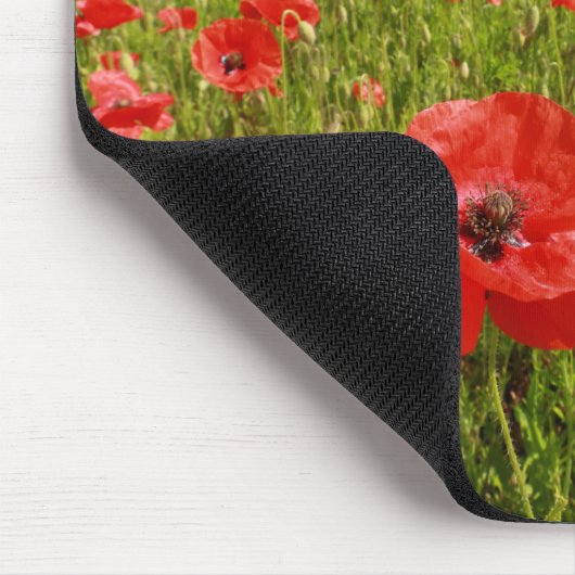 Mohnfeld - Atemberaubend! Mousepad (Ecke)
