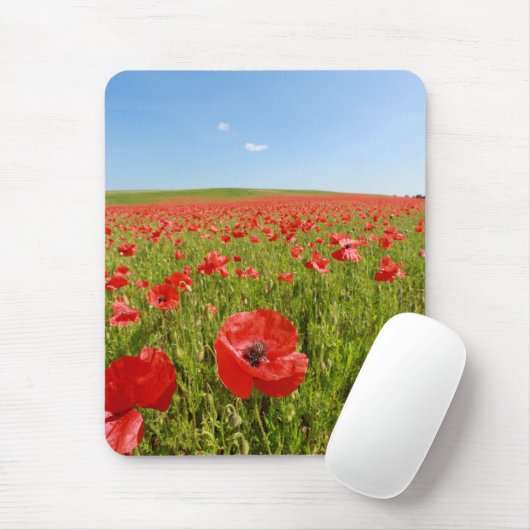 Mohnfeld - Atemberaubend! Mousepad (Mit Mouse)
