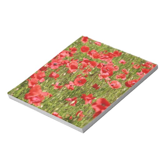 Mohnfeld - Atemberaubend! Notizblock (Rotiert)