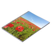 Mohnfeld - Atemberaubend! Notizblock (Linke Seite)