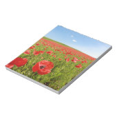 Mohnfeld - Atemberaubend! Notizblock (Rotiert)
