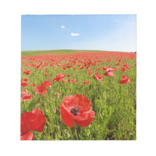 Mohnfeld - Atemberaubend! Notizblock