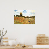 Mohnfeld bei Argenteuil, Monet Poster (Küche)