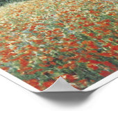 Mohnfeld bei Vetheuil, 1879 Poster (Ecke)