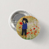 Mohnfeld Button (Vorne & Hinten)