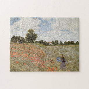 Mohnfeld Claude Monet Puzzle