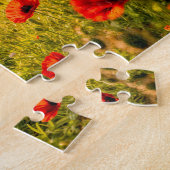 Mohnfeld Cottage mit Holzpfad Puzzle (Seite)