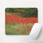 Mohnfeld entlang der Blume Mousepad (Mit Mouse)
