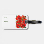 Mohnfeld Gepäckanhänger (Rückseite horizontal)