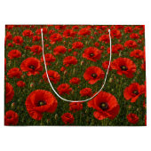 Mohnfeld große geschenktüte (Vorderseite)