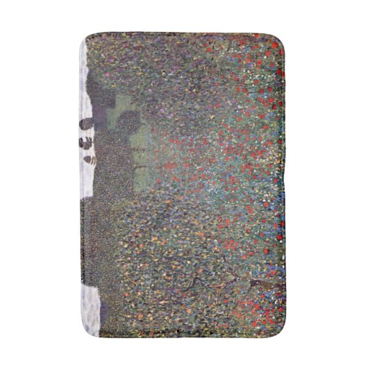 Mohnfeld, Gustav Klimt Badematte (Vorderseite Vertikal)