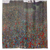 Mohnfeld, Gustav Klimt Duschvorhang (Vorderseite)