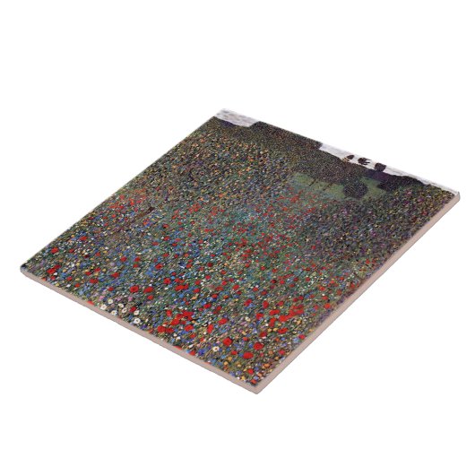 Mohnfeld, Gustav Klimt Fliese (Seite)