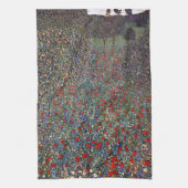Mohnfeld, Gustav Klimt Geschirrtuch (Vertikal)