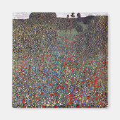 Mohnfeld, Gustav Klimt Magnet (Vorne)