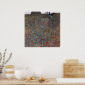 Mohnfeld, Gustav Klimt Poster (Küche)