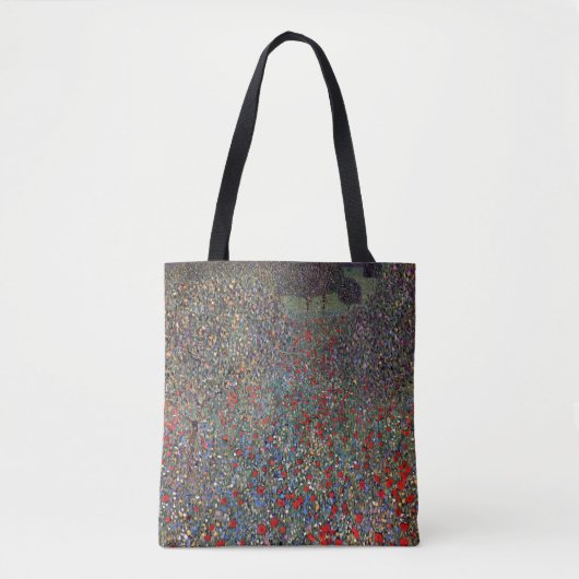 Mohnfeld, Gustav Klimt Tasche (Vorderseite)