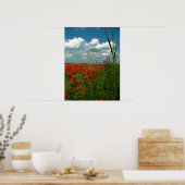 Mohnfeld II Poster (Küche)