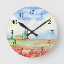 Mohnfeld in der Toskana