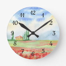 Mohnfeld in der Toskana