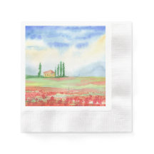 Mohnfeld in der Toskana