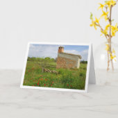 Mohnfeld Landschaft Karte (Gelbe Blume)