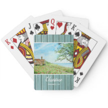 Mohnfeld Landschaft Wasserfarben Malerei