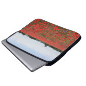 Mohnfeld Laptopschutzhülle (Vorne Knopf)