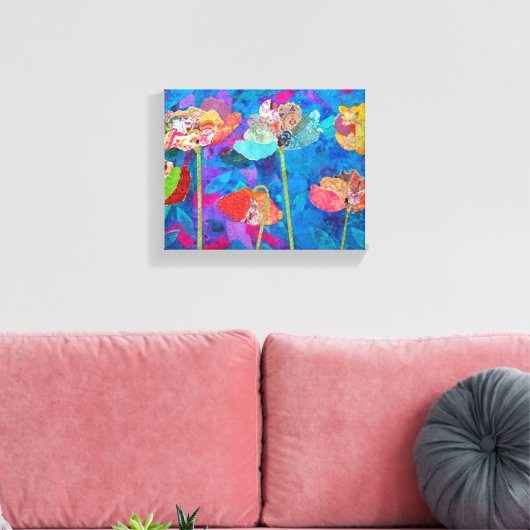 Mohnfeld Leinwanddruck (Insitu (Wohnzimmer))