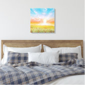 Mohnfeld Leinwanddruck (Insitu (Schlafzimmer))