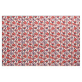 Mohnfeld // Moderne Wildblume Stoff (Fat Quarter (45,7 x 55,9 cm))