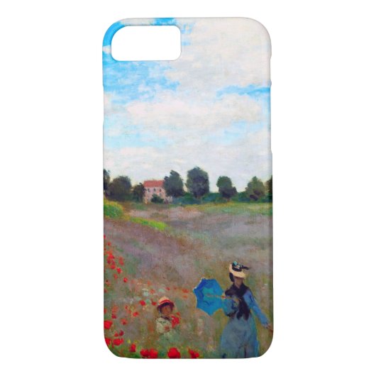 Mohnfeld, Monet Case-Mate iPhone Hülle (Rückseite)