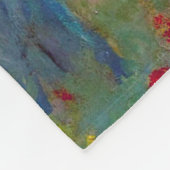 Mohnfeld, Monet Fleecedecke (Ecke)