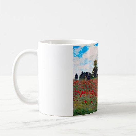 Mohnfeld, Monet Kaffeetasse (Links)