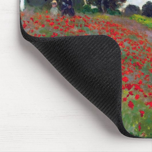 Mohnfeld, Monet Mousepad (Ecke)
