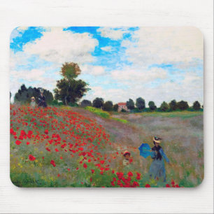 Mohnfeld, Monet Mousepad