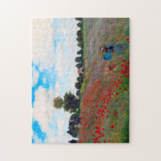 Mohnfeld, Monet Puzzle (Vertikal)