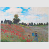 Mohnfeld, Monet Seidenpapier (Vorderseite)