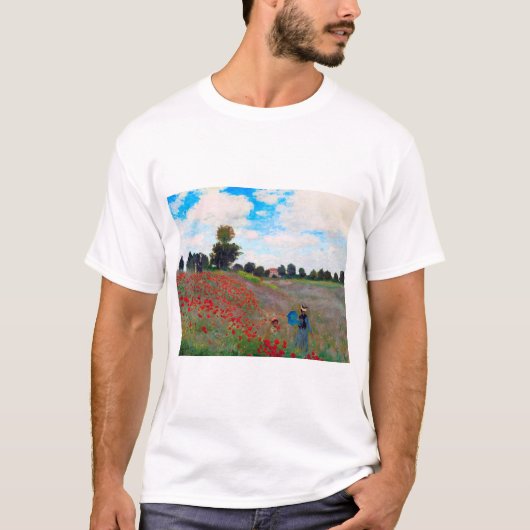 Mohnfeld, Monet T-Shirt (Vorderseite)