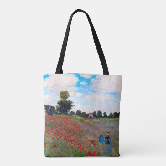 Mohnfeld, Monet Tasche (Rückseite)