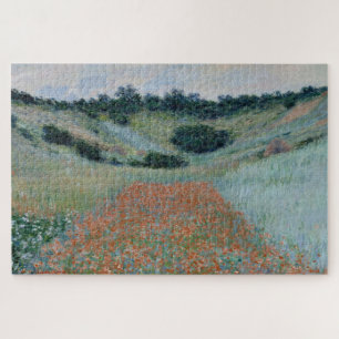 Mohnfeld nahe Giverny von Claude Monet Puzzle