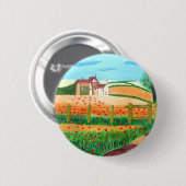 Mohnfeld-Rundabzeichen Button (Vorne & Hinten)