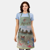 Mohnfeld Schürze (Getragen)